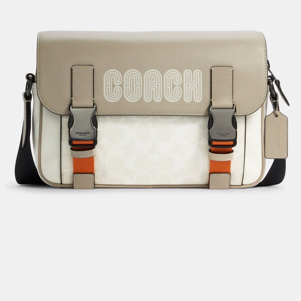 Coach Track Colorblock Messenger Crossbody NWOT EUC
